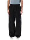 C.p. Company Black Microreps Boxy Lens Cargo Pants In Black