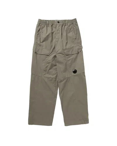 C.p. Company Micro-reps Boxy Lens Cargo Pants In Gray