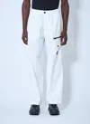 C.p. Company C.p.company Microreps Boxy Cargo Pants In White