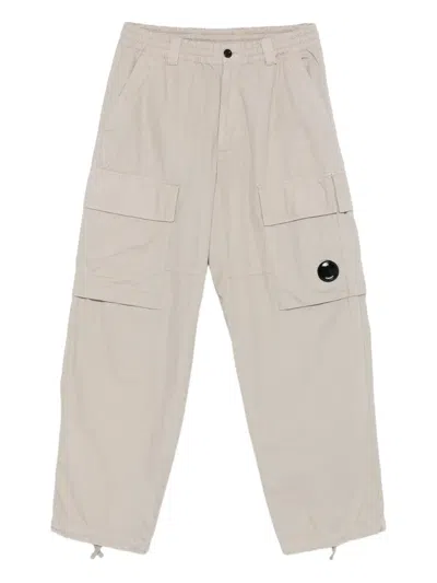 C.p. Company Microreps Cargo Trousers In Neutral