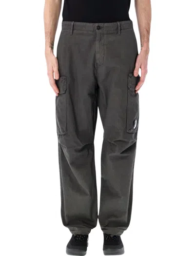 C.p. Company Microreps Regular Fit Cargo Pants In Black