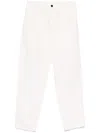 C.p. Company Microreps Trousers In White