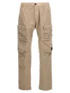 C.p. Company Tailored Mid-rise Straight Pants With Cargo Pockets