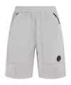 C.p. Company Steen Lens Rip-stop Bermuda Shorts In Gray