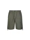 C.p. Company Mid-thigh Length Green Shorts With Adjustable Drawstring