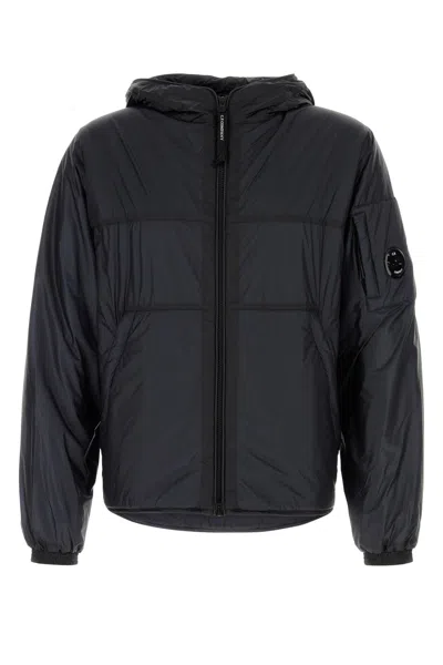 C.P. COMPANY C.P. COMPANY MIDNIGHT BLUE NYLON PADDED JACKET