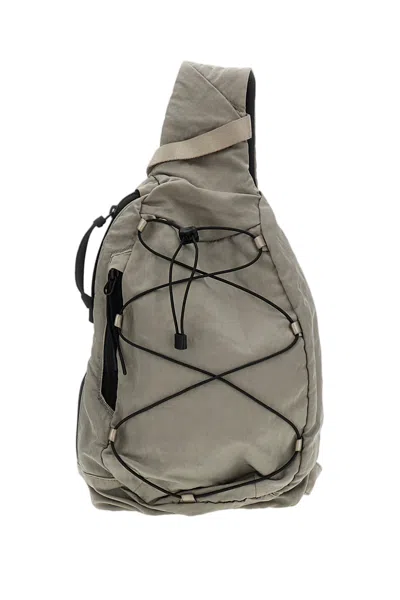 C.p. Company Military-inspired Multi-filament Shoulder Backpack In Gray
