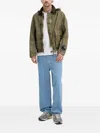 C.p. Company Mille Hooded Patch-pockets Jacket In Green