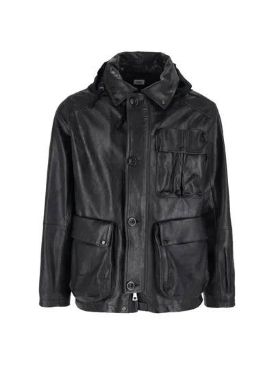 C.P. COMPANY 'MILLE' LEATHER JACKET