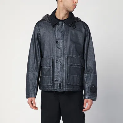 C.p. Company Mille Light Grey Jacket Men In Blue