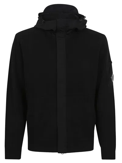 C.P. COMPANY MIXED COTTON CARDIGAN