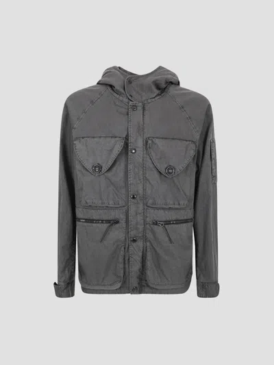 C.p. Company Cp Company Mixed Goggle Jacket For Ss26 In Gray