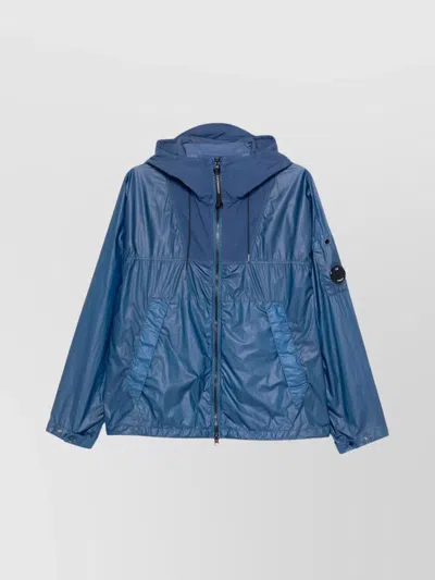 C.P. COMPANY MIXED HOODED LENS JACKET