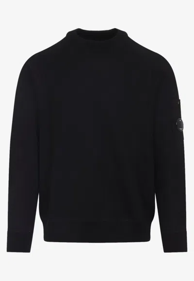 C.P. COMPANY MOCK-NECK WOOL SWEATER