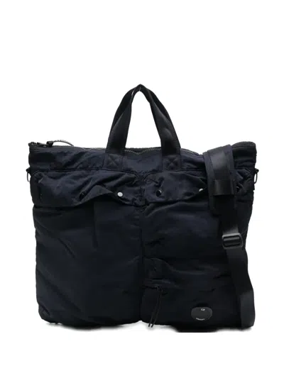 C.p. Company Multi-pocket Tote Bag In Blue
