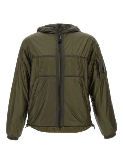 C.p. Company Nada Shell Hooded Jacket In Green