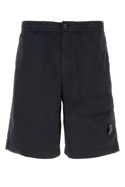 C.P. COMPANY C. P. COMPANY MEN NAVY BLUE CARGO SHORTS, 30 LUXURY SHORTS FOR MEN DARVEYS