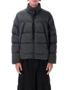 C.p. Company Nycra Quilted Puffer Jacket With High Collar In Black