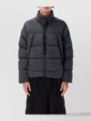 C.p. Company Nycra Quilted Puffer Jacket With High Collar In Black
