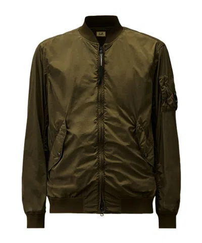 C.p. Company Nycra-r Bomber Jacket In Black