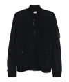 C.p. Company Black Lens Bomber Jacket In Black