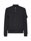 C.p. Company Cp Company Nycra R Bomber Jacket With Lens In Black