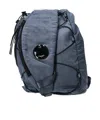 C.p. Company Nylon Backpack With Adjustable Shoulder Straps In Blue