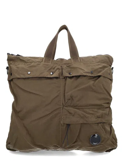 C.p. Company "nylon B" Bag In Brown