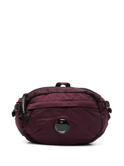 C.p. Company Nylon B Belt Bag In Purple