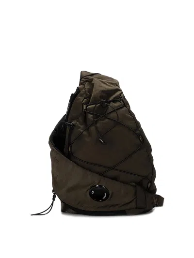 C.p. Company Nylon B Crossbody Rucksack In Green