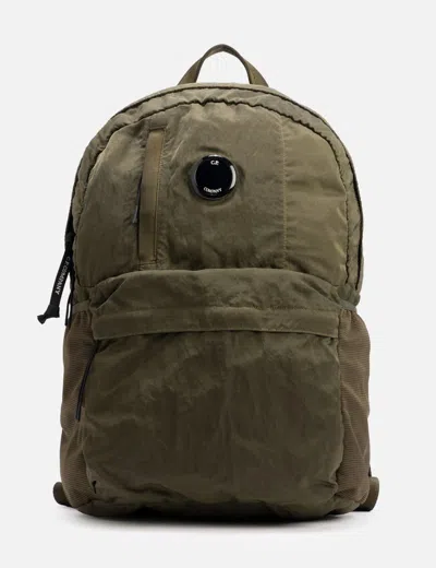 C.p. Company Nylon B Lens Backpack In Green