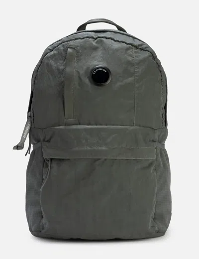 C.p. Company Nylon B Lens Backpack In Green/绿色/綠色/그린/グリーン