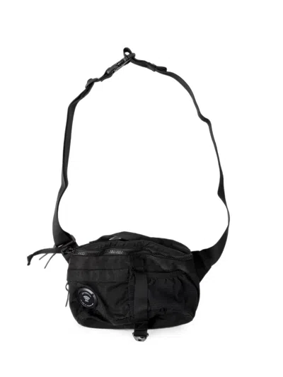 C.p. Company Nylon B Lens Mini Waist Bag In Black