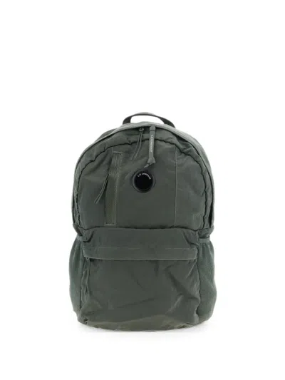 C.p. Company Nylon B Travel Backpack Adjustable Straps In Green