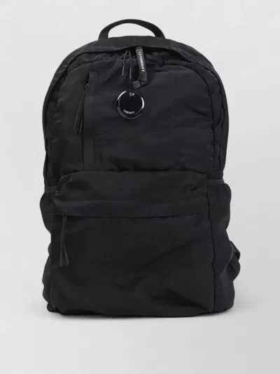 C.p. Company Nylon Backpack Anti Drop Design In Black