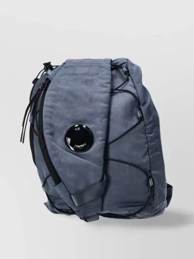 C.p. Company Nylon Backpack With Adjustable Shoulder Straps In Grey