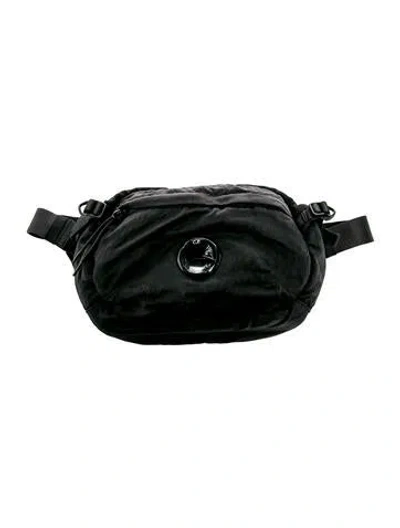 Pre-owned C.p. Company Nylon Belt Bag In Black