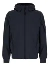 C.p. Company Midnight Blue Stretch Polyester Jacket In Blue