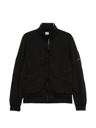 C.p. Company C.p.company High Neck Zip Jacket In Black