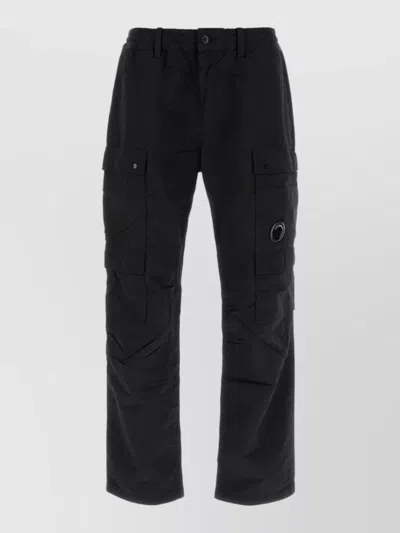 C.p. Company Pants Cargo Pant In Diagonal Flatt Nylon In Black
