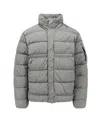 C.p. Company Nylon Down Jacket In Gray