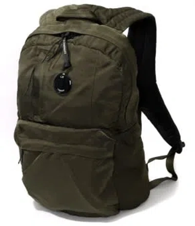 C.p. Company Nylon Lens Backpack In Verde