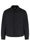 C.p. Company Padded Overshirt In Black