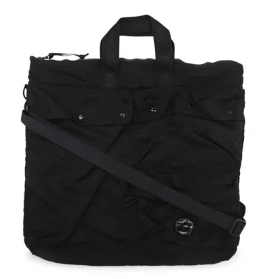 C.p. Company Nylon Shopping Bag In Black