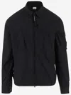 C.p. Company C. P. Company Man Shirt Midnight Blue Size 3xl Polyamide In Black