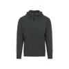 C.p. Company Goggle Hooded Sweatshirt With Zippered Pockets In Gray