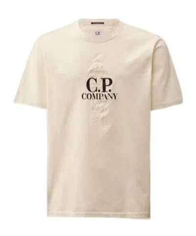C.p. Company Open-necked Black Shirt In Nude