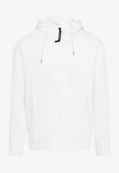C.P. COMPANY OPEN ZIP-UP HOODED SWEATSHIRT