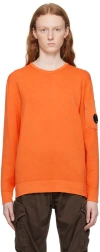 C.p. Company Felpa U16 In 425 Flame Orange