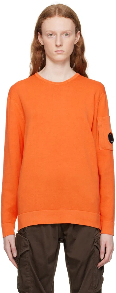C.p. Company Felpa U16 In Orange